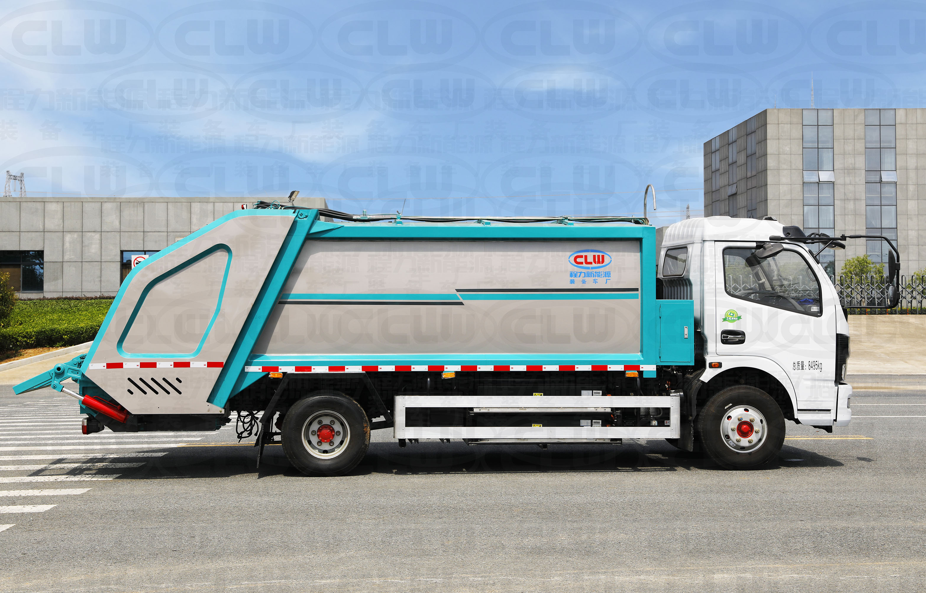 東風(fēng)凱普特純電動(dòng)8方壓縮垃圾車圖片3